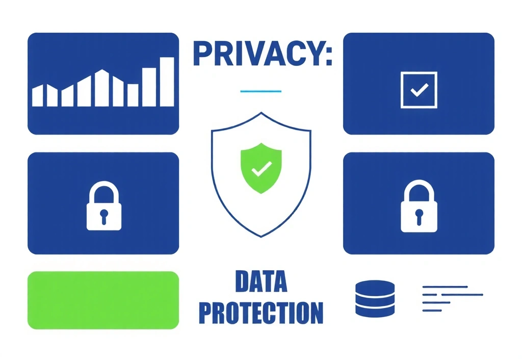 Data protection and privacy shield icon representing user rights and data security