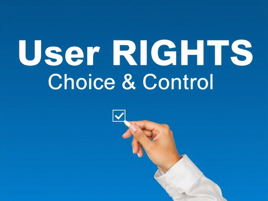 User rights and choices